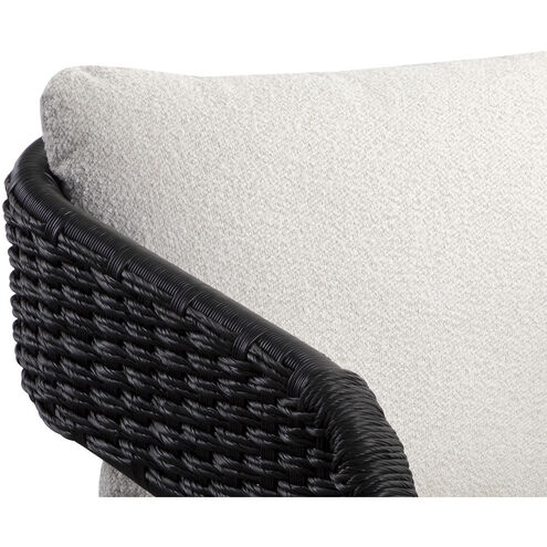 Pylos Black / Louis Cream Outdoor Dining Armchair